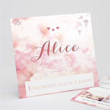 Faire-part naissance douceur et rêveries