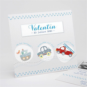 Faire-part naissance le défilé