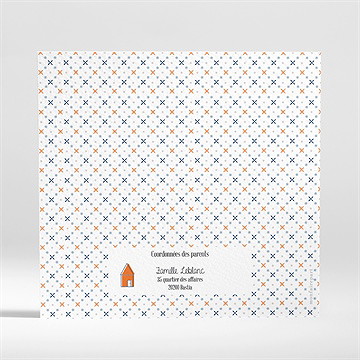 Faire-part naissance jolis pictogrammes - Dos du faire-part