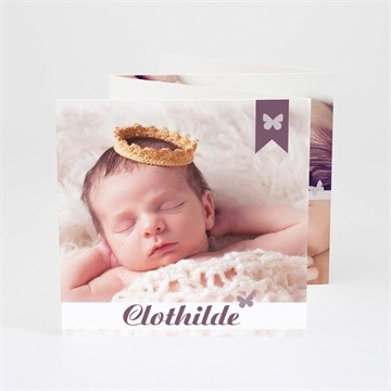 Faire-part naissance simple et créatif