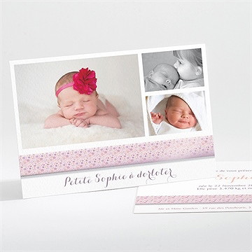 Faire-part naissance chic et simple