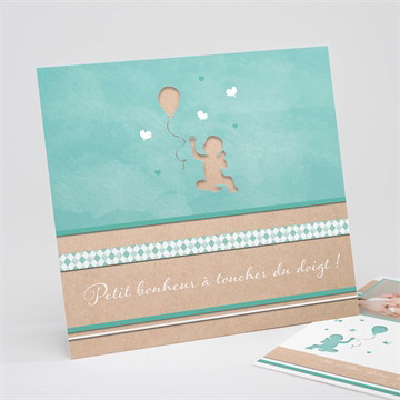 Faire-part naissance petit bonheur