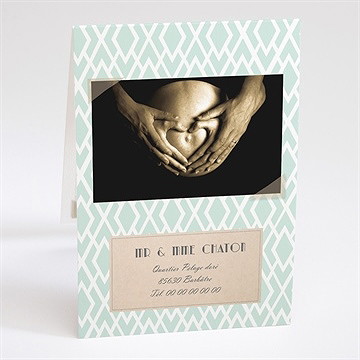 Faire-part naissance notre petit chat - Dos du faire-part