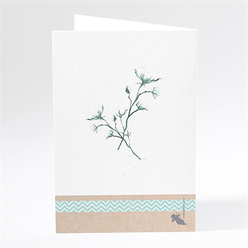 Menu anniversaire de mariage on re-célèbre! - Dos du menu