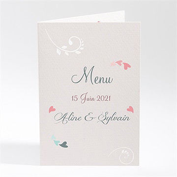 Menu anniversaire de mariage notre alliance