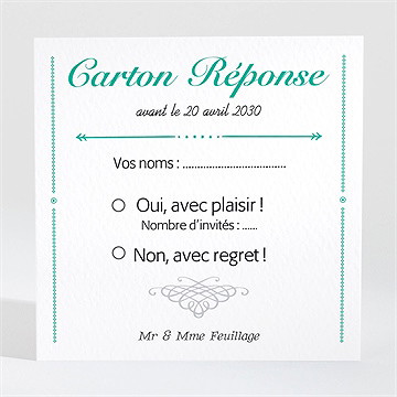 Carton réponse anniversaire de mariage en folie!