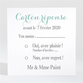 Carton réponse anniversaire de mariage carte anniversaire photo