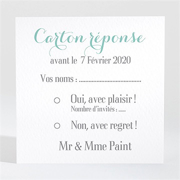 Carton réponse anniversaire de mariage carte anniversaire photo