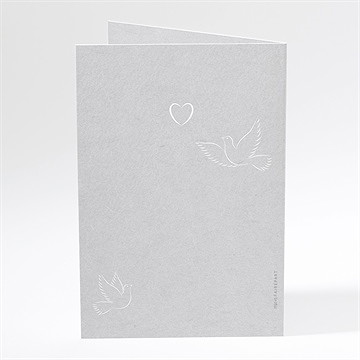 Menu anniversaire de mariage la fête de nos années - Dos du menu