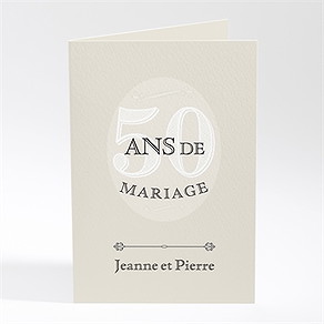 Menu anniversaire de mariage notre roman photo accordéon