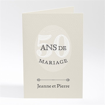 Menu anniversaire de mariage notre roman photo accordéon