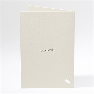 Menu anniversaire de mariage notre roman photo accordéon - Menu ouvert