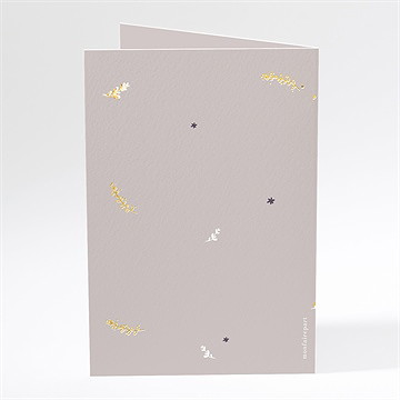 Menu anniversaire de mariage 50 ans d'amour - Dos du menu