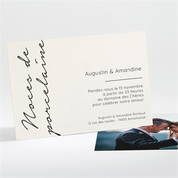 Invitation anniversaire de mariage rose poudré