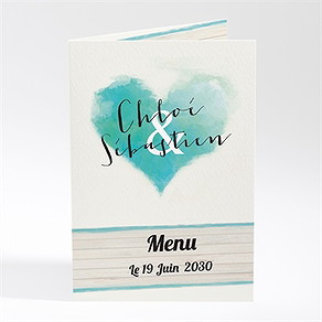 Menu anniversaire de mariage fraîcheur et romantisme