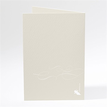 Menu anniversaire de mariage romantisme - Dos du menu