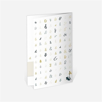 Menu anniversaire de mariage fêtons ça en musique ! - Dos du menu