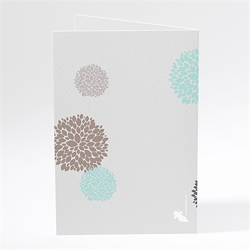 Menu anniversaire de mariage noces de cristal - Dos du menu