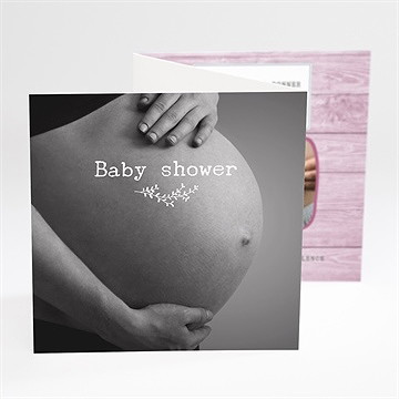 Faire-part baby shower découverte