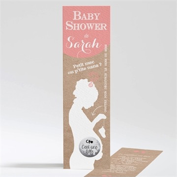 Faire-part baby shower baby is coming