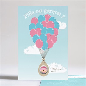 Faire-part baby shower fille ou garçon?