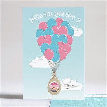 Faire-part baby shower fille ou garçon?