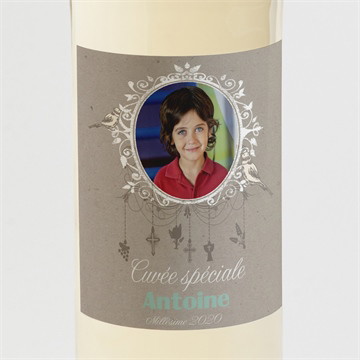 Etiquette de bouteille communion pendentifs magnet