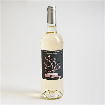 Etiquette de bouteille communion etape chrétienne - Mise en situation