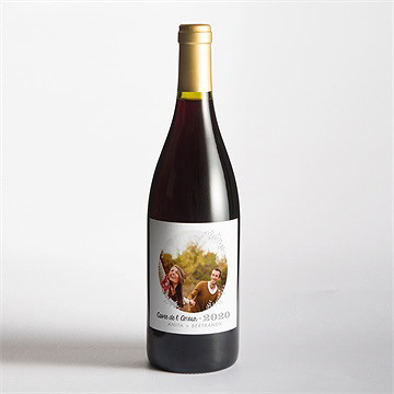 Etiquette de bouteille mariage etiquette de bouteille mariage - Mise en situation