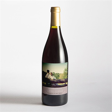 Etiquette de bouteille mariage etiquette de bouteille mariage - Mise en situation