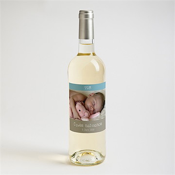 Etiquette de bouteille naissance etiquette de bouteille naissance - Mise en situation