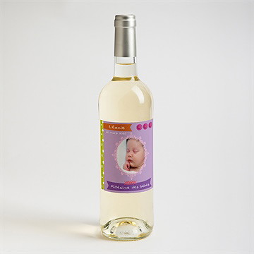 Etiquette de bouteille naissance etiquette de bouteille naissance - Mise en situation