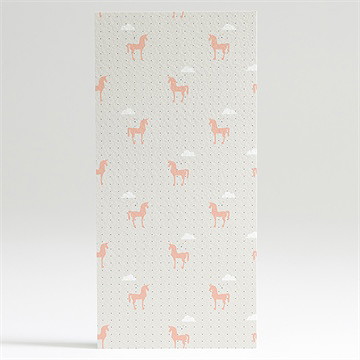 Invitation anniversaire licornes et étoiles - Dos du faire-part