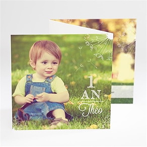 Invitation anniversaire invitation en photo