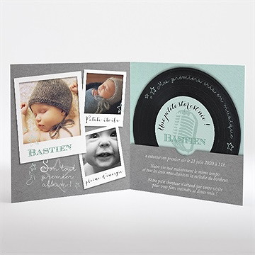 Faire-part naissance graine de star photo - Intérieur du faire-part