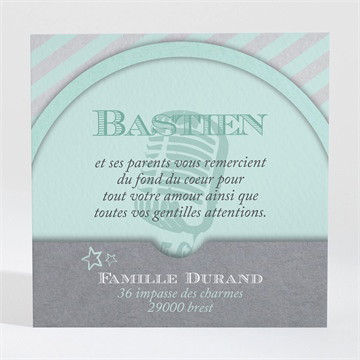 Remerciement naissance graine de star photo