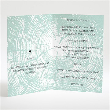 Menu anniversaire de mariage un accord parfait - Menu ouvert