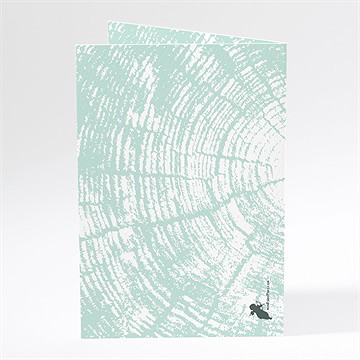 Menu anniversaire de mariage un accord parfait - Dos du menu