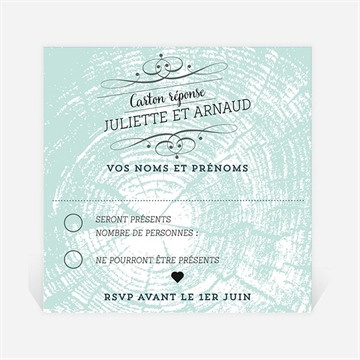 Carton réponse anniversaire de mariage un accord parfait