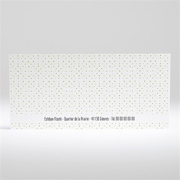 Invitation anniversaire mon anniversaire - Dos de l'invitation