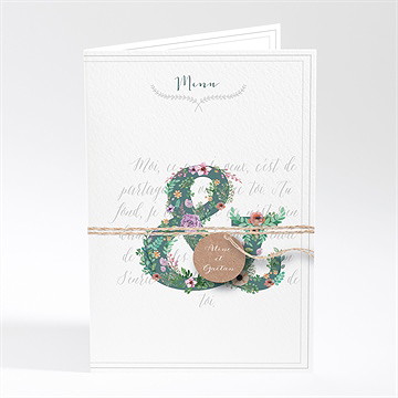 Menu mariage champêtre et original