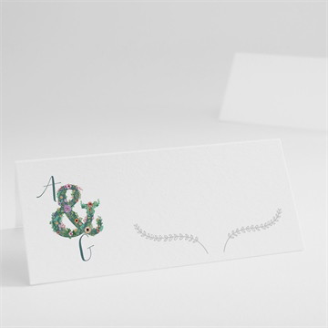 Marque-place mariage champêtre et original