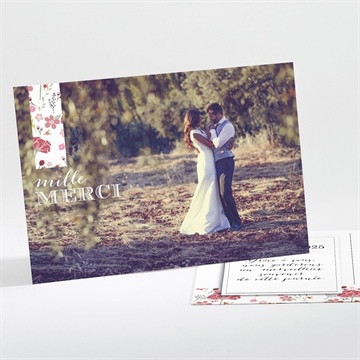 Remerciement mariage motifs liberty