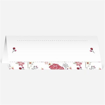 Marque-place mariage motifs liberty