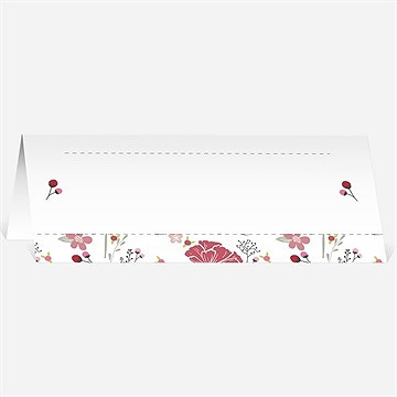 Marque-place mariage motifs liberty