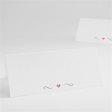 Marque-place mariage symboles