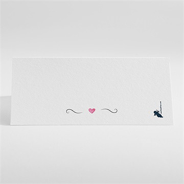 Marque-place mariage symboles - Dos du marque-place