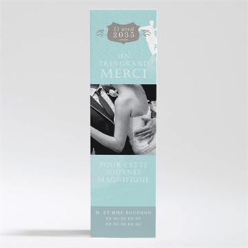 Remerciement mariage photo handball