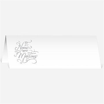 Marque-place mariage shining !