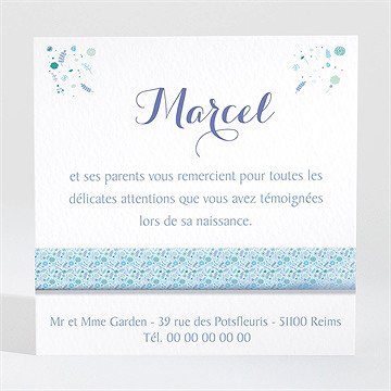 Remerciement naissance son annonce